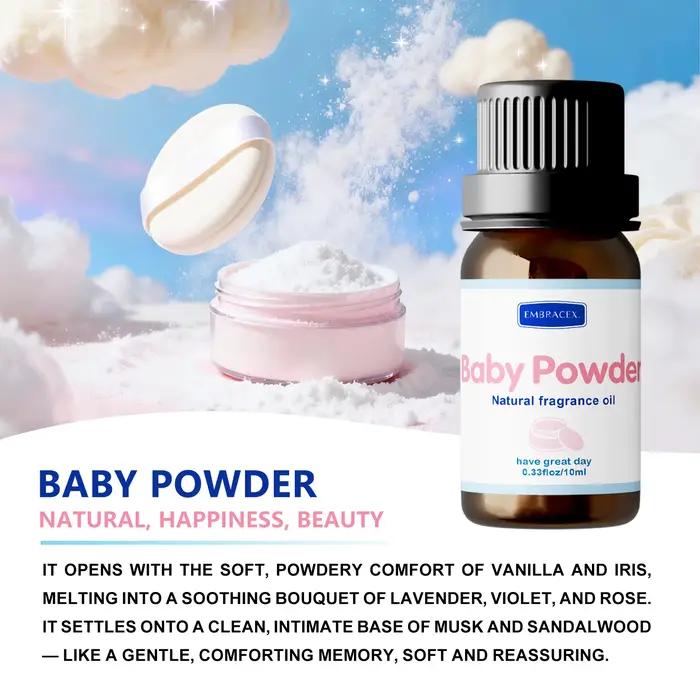 Huile essentielle en poudre pour bébé