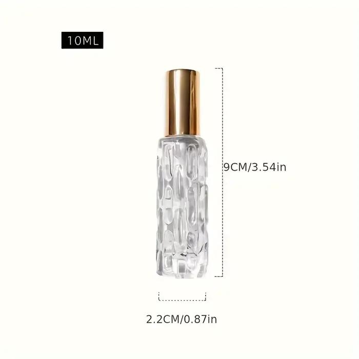 1/3/6 pièces + 4 accessoires 10ml mini récipient atomiseur de parfum de voyage avec 3 flacons de pulvérisation, 2 entonnoirs, 2 distributeurs diviseurs