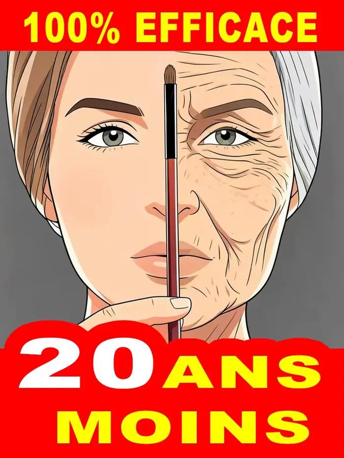 Pas de ridules, pas de rides, protège la peau et vous fait paraître plus jeune.