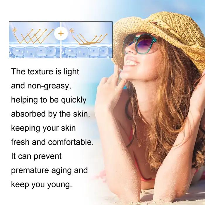 Lotion solaire SPF100 pour le visage et le corps