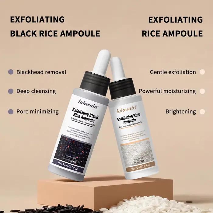 Ampoule Exfoliante au Riz : Effet Éclatant