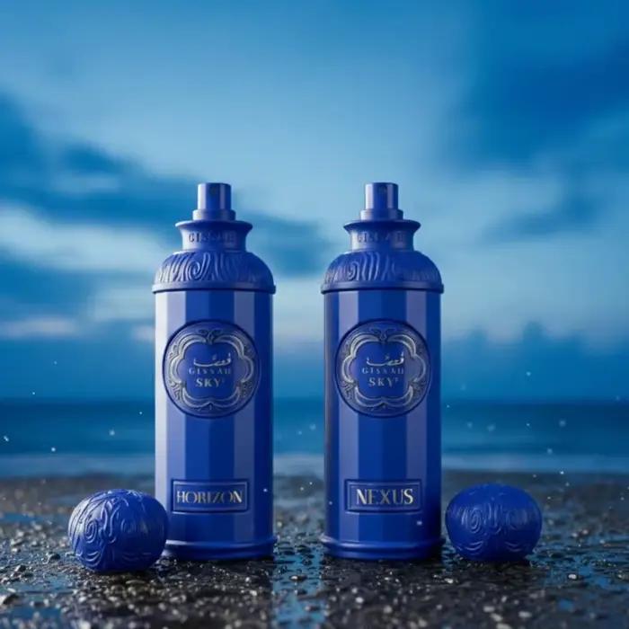 Ensemble de parfums Gissah Akoya pour femmes 90ML X 2 Parfum floral longue durée Flacon élégant Idéal pour un usage quotidien et pour offrir en cadeau
