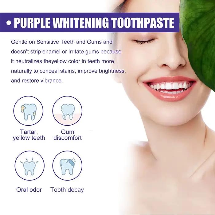 Dentifrice blanchissant pour le nettoyage des dents