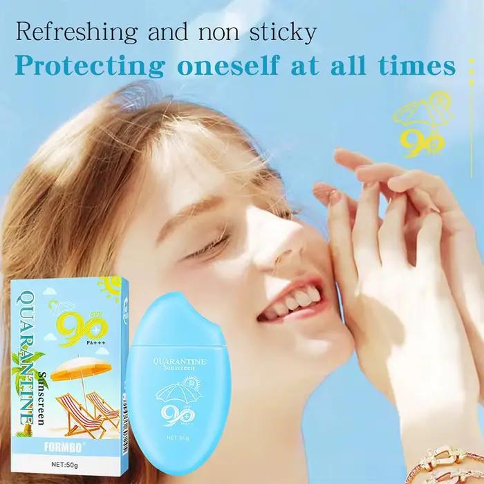 Crème solaire hydratante et protectrice pour peaux sensibles