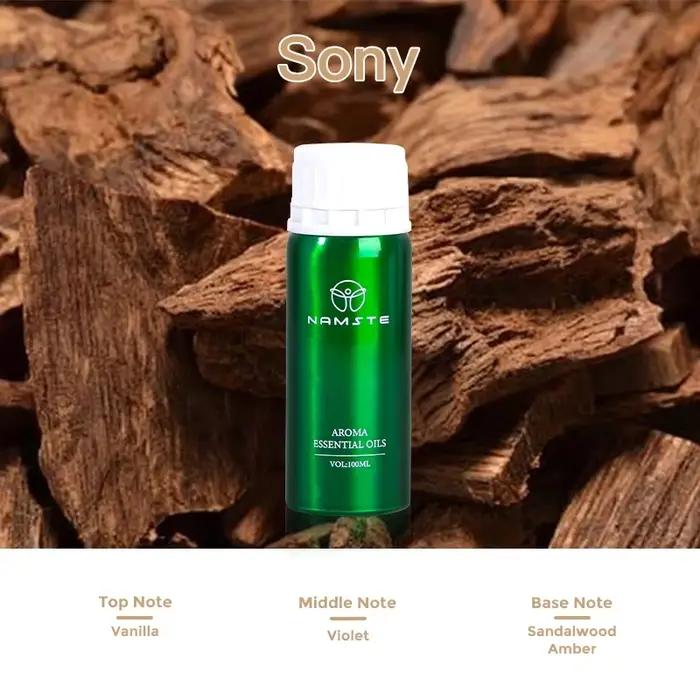 Namste 100ML Santal 33 Huile Essentielle pour Diffuseur d'Arômes, Liquide de Recharge, Parfum de Hau
