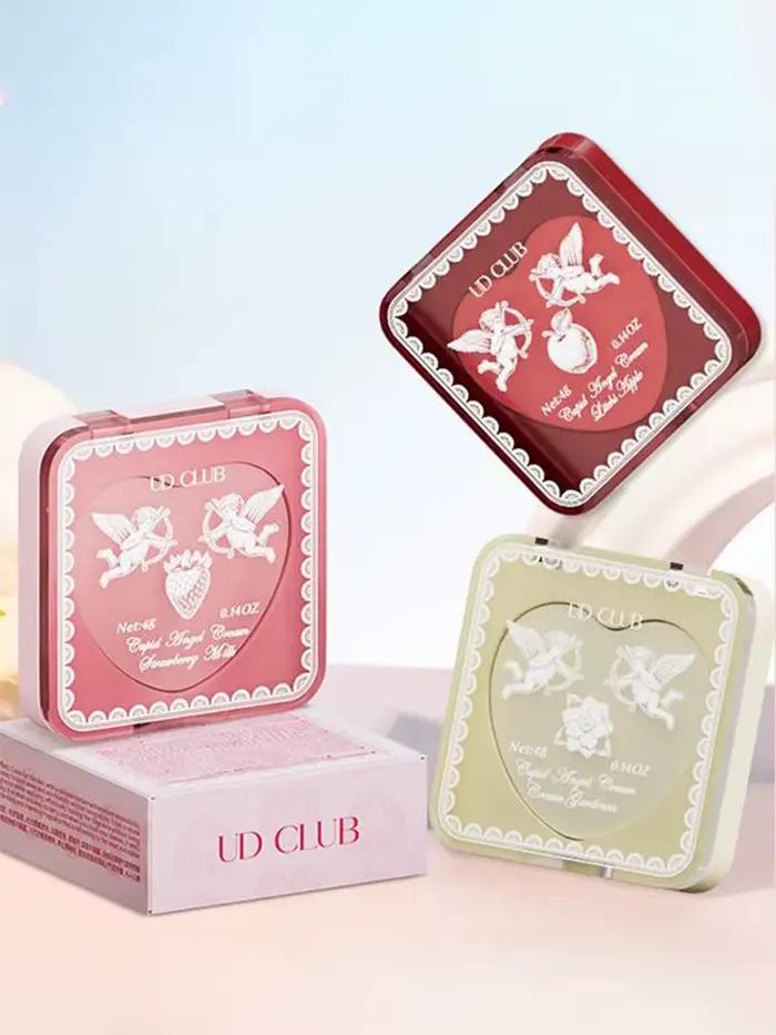 Baume Parfumé Solide Cupid Litchi Pomme Gardénia Fraise en Mini Plateau – Parfum Durable, Frais et Doux, Prêt à l'emploi
