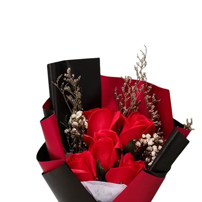 Bouquet de fleurs de savon parfumé