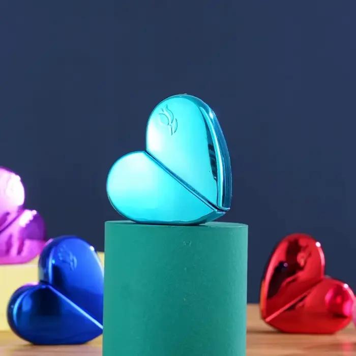 1pc 25ML voyage bouteille de parfum en forme de coeur Portable cosmétiques bouteille en verre vaporisateur bouteille en verre bouteille vide