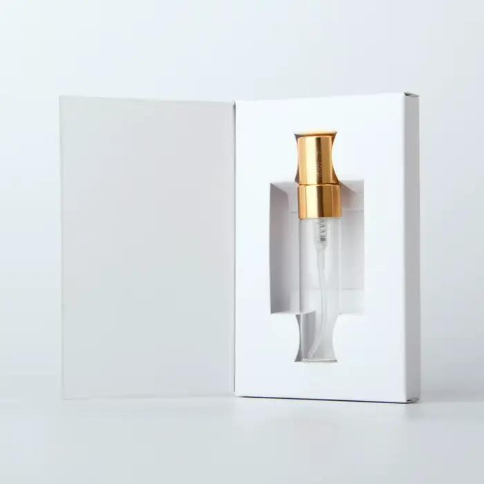 Mini flacon de Parfum en Spray de 5ml, avec atomiseur, emballage vide, LOGO personnalisé pour cadeau
