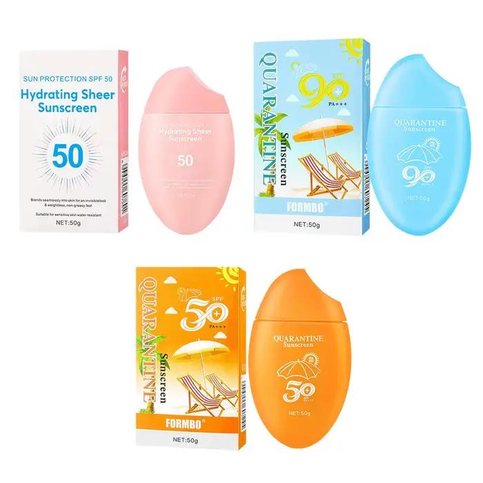 Crème solaire hydratante et protectrice pour peaux sensibles