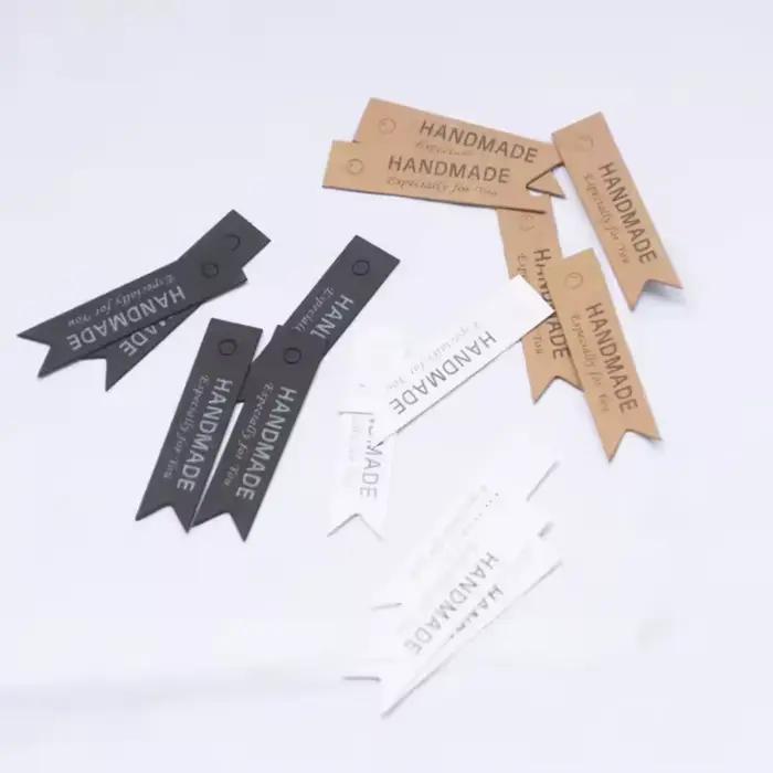 10/20/50 pièces belle étiquette de bougie faite à la main lettrage décoration Kit de fabrication de bougies bonbons Biscuit gâteau cadeau étiquette cadeau exquise