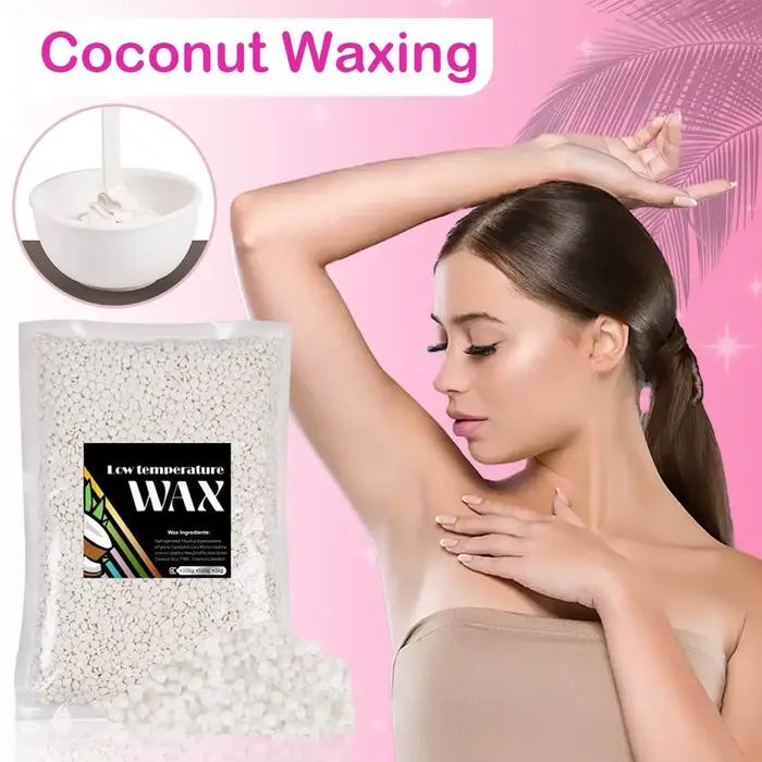 Perles dépilatoires à film chaud pour épilation indolore, avertir les haricots durs, machine chauffante, bikini, visage, corps, 100g, 500g
