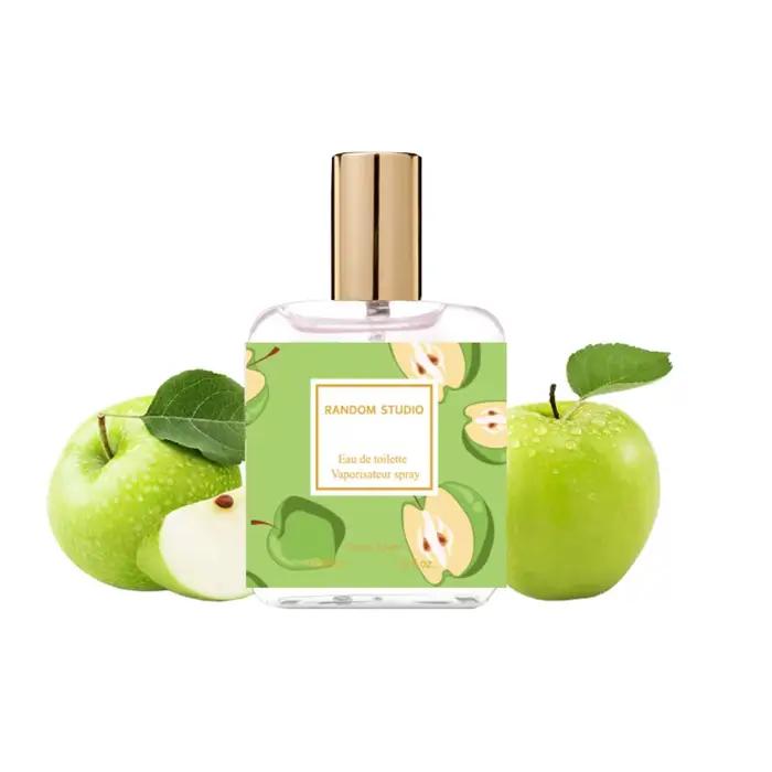 Nouveau parfum à l'odeur de pomme : Pomme verte et notes fruitées, fraîcheur longue durée, unisexe,