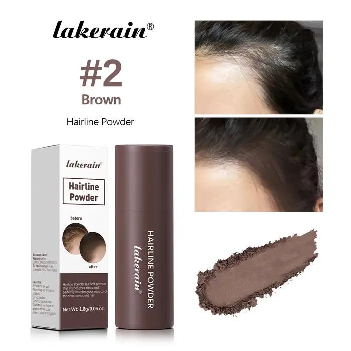 Lakerain – poudre fine pour cheveux et sourcils