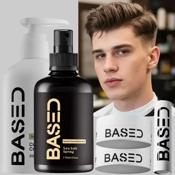 BASDE sel de mer coiffure Spray cire à cheveux pour hommes