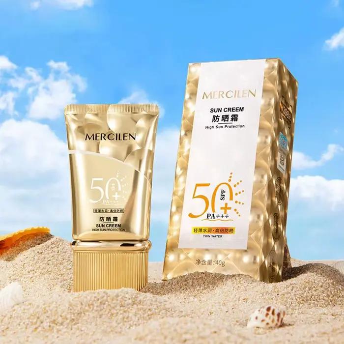 Crème solaire visage SPF 50+ PA+++ ultra haute protection