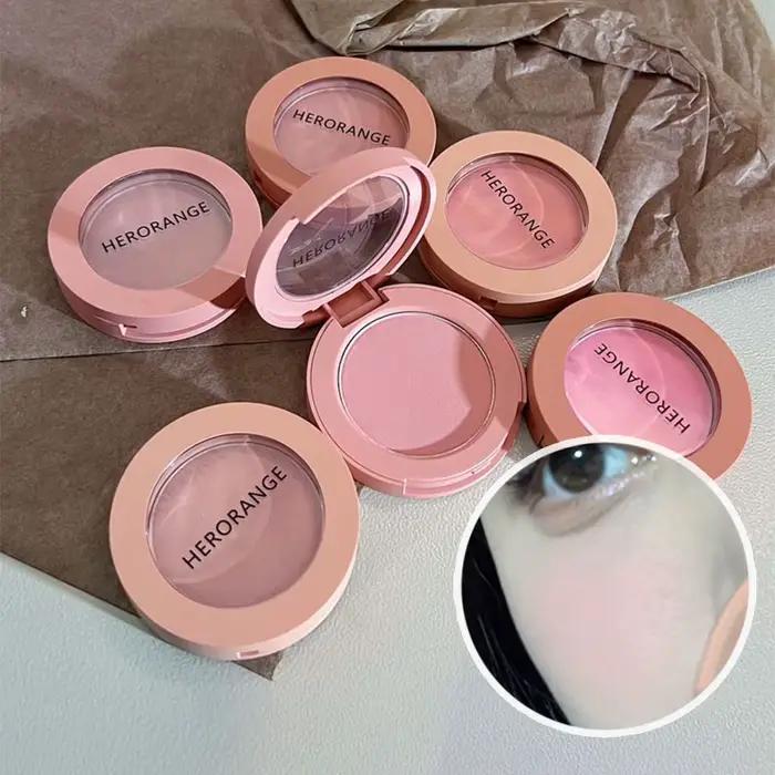 HERORANGE Monokrom Serbuk Blush Waterproof