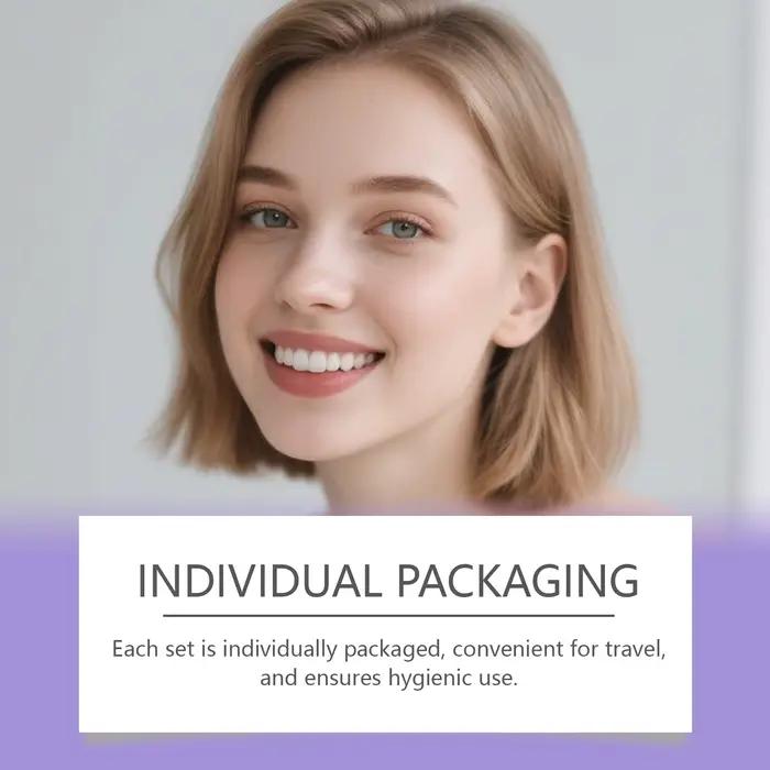 Bandes blanchissantes pour les dents violettes