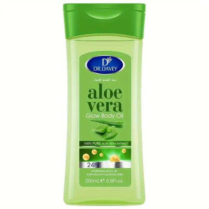 DR.DAVEY ALOE VERA BODY OIL SPA Huile de massage pour le corps à l'aloe vera Huile nourrissante adap