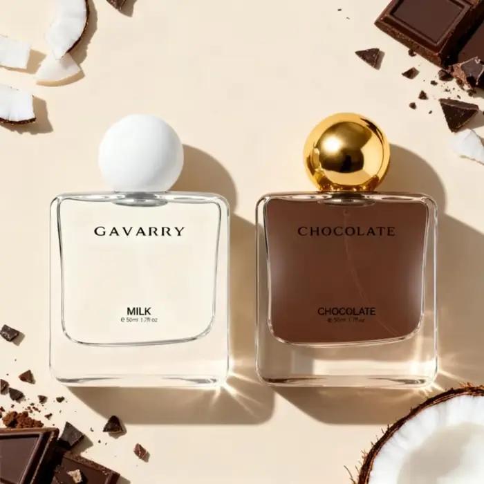 Marque unisexe riche chocolat lait parfum frais naturel vanille Gourmand Eau De Toilette durable sophistiqué corps parfum 50ml