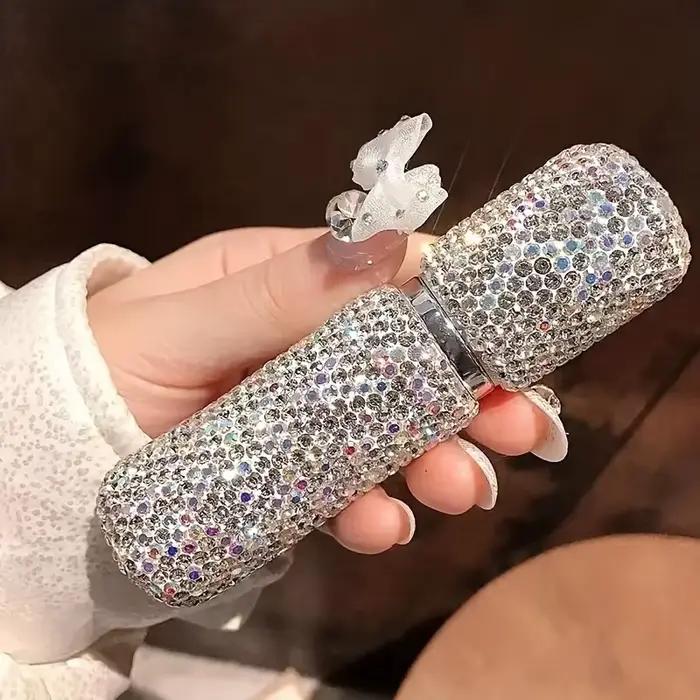 Flacon vaporisateur de parfum diamant scintillant