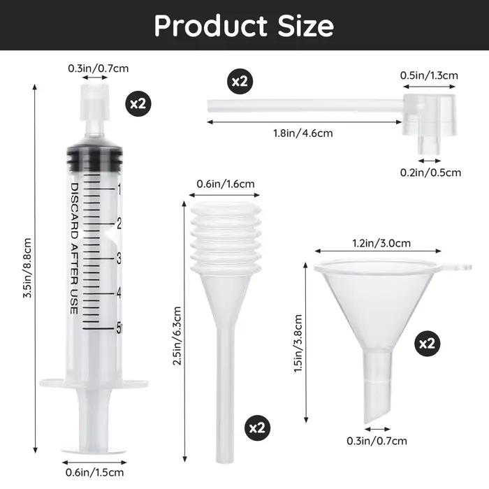 Ensemble d'outils de réapprovisionnement de parfum de 5ml, ensemble d'outils de transfert de distrib