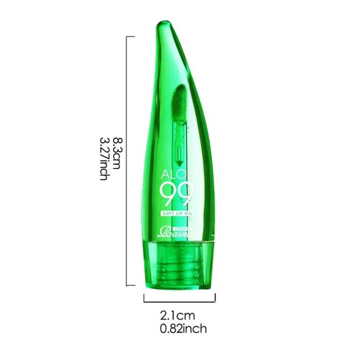 Baume à lèvres à l'aloe Vera à 99%, Anti-séchéité, hydratant longue durée, liquide Transparent, produit de soin pour les lèvres