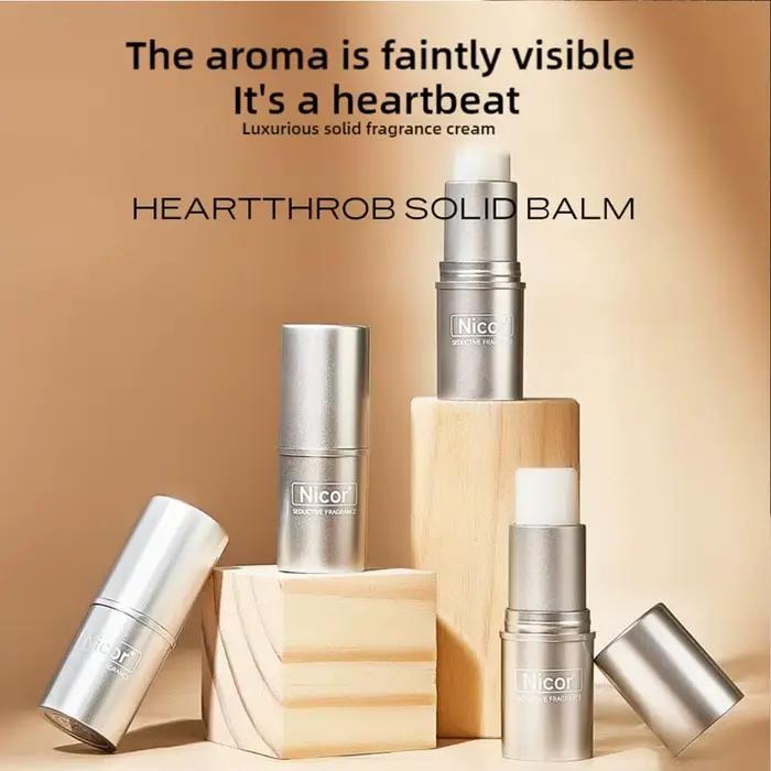 Parfum Solide aux Phéromones pour Femmes et Hommes, Parfum Quotidien et pour les Rendez-vous, Cadeau Idéal, Baume Portable, Baume Solide Rafraîchissant, Déodorants Aromatiques