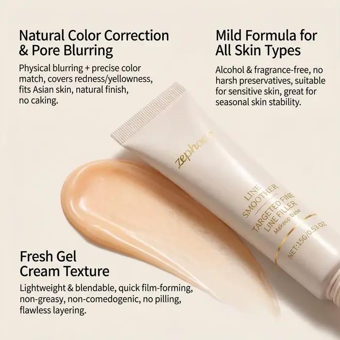 Zephoco Line Smoother, crème ciblée pour les ridules