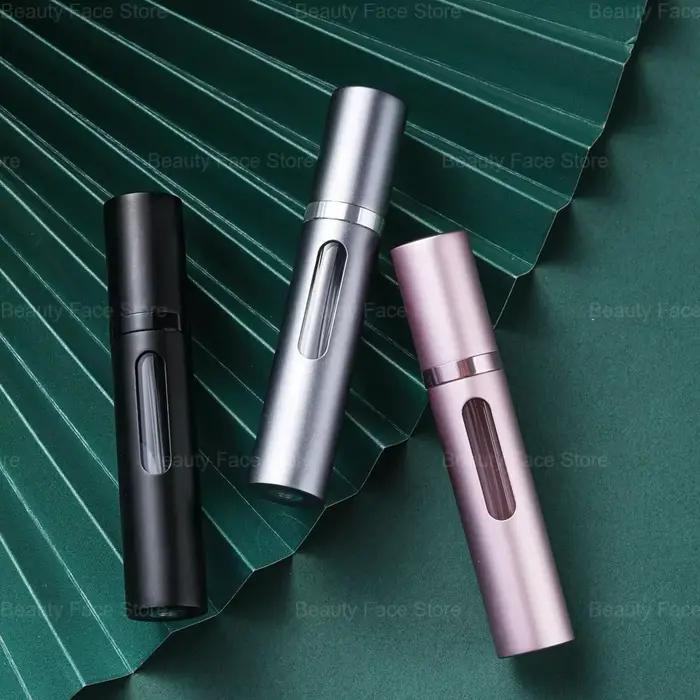 Bouteille rechargeable en verre 5 ml 8 ml avec pompe pour parfum portable et élégant pour femmes occasions spéciales cosmétique rechargeable voyage