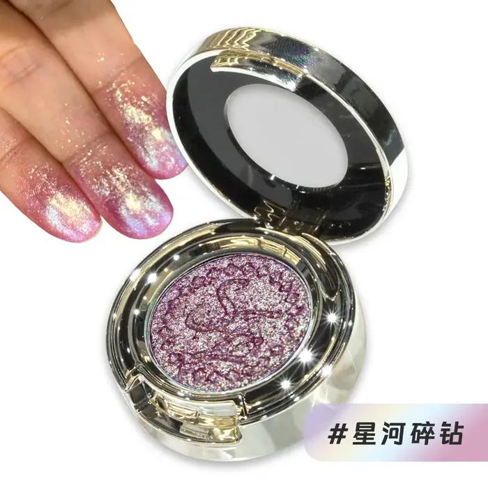 Fard à paupières caméléon, ombres à paupières crémeuses à changement de couleur intense, maquillage pour les yeux avec métallique hautement pigmenté, scintillant longue durée