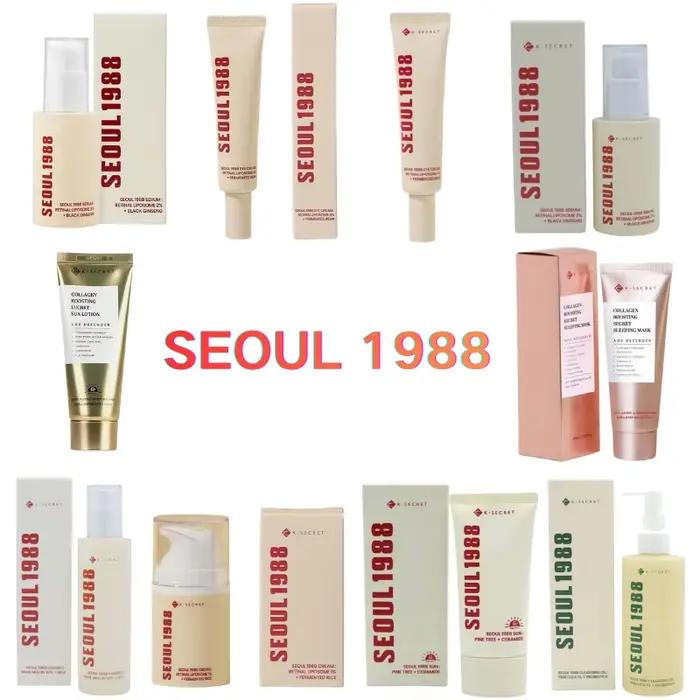 Séoul 1988 ensemble de crème blanchissante Niacinamide acide hyaluronique hydratation profonde Anti-âge raffermissant rafraîchissant soin de la peau du visage