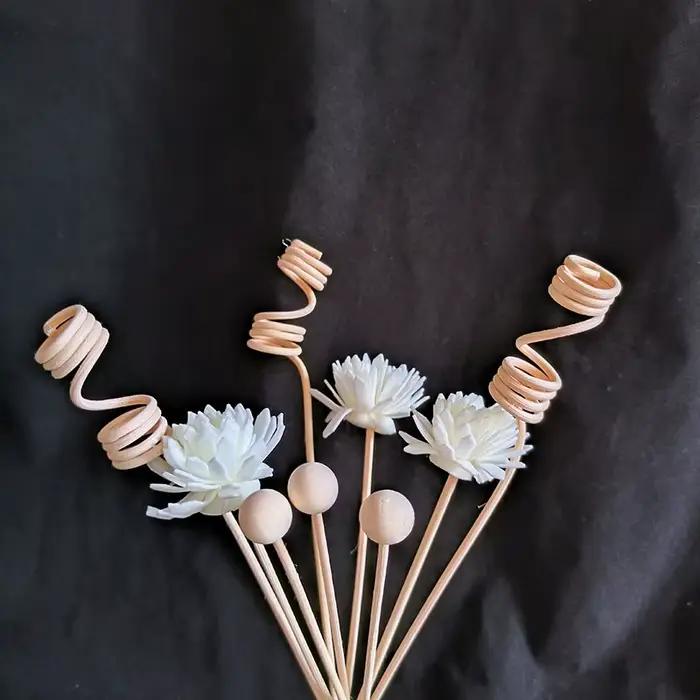 Bâtonnets de recharge DIY en rotin pour diffuseur de parfum, 6/8/9 pièces, pour huiles essentielles, parfum d'ambiance et diffusion d'arômes