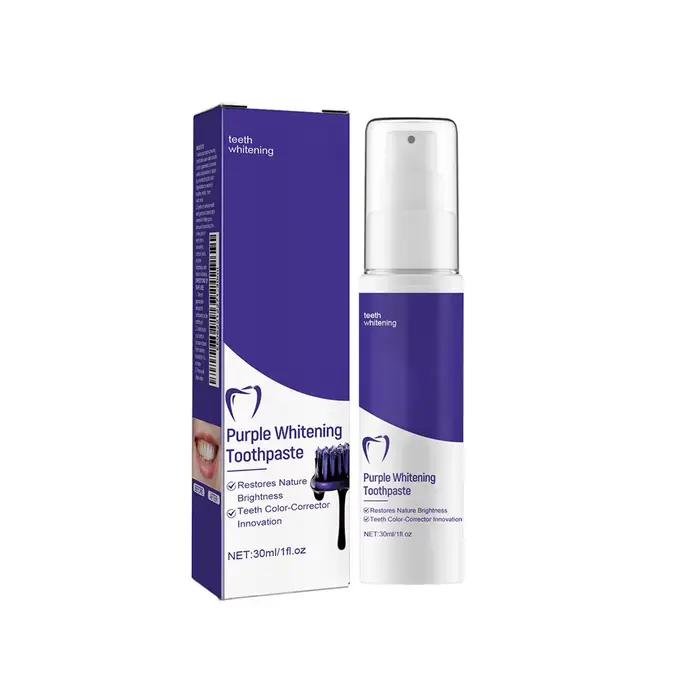 Dentifrice blanchissant pour le nettoyage des dents, gel blanchissant, éclaircissant, élimine les ta