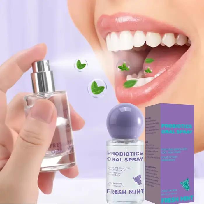 Spray buccal à menthe fraîche longue durée, désodorisant buccal Portable pour adultes, produits de f