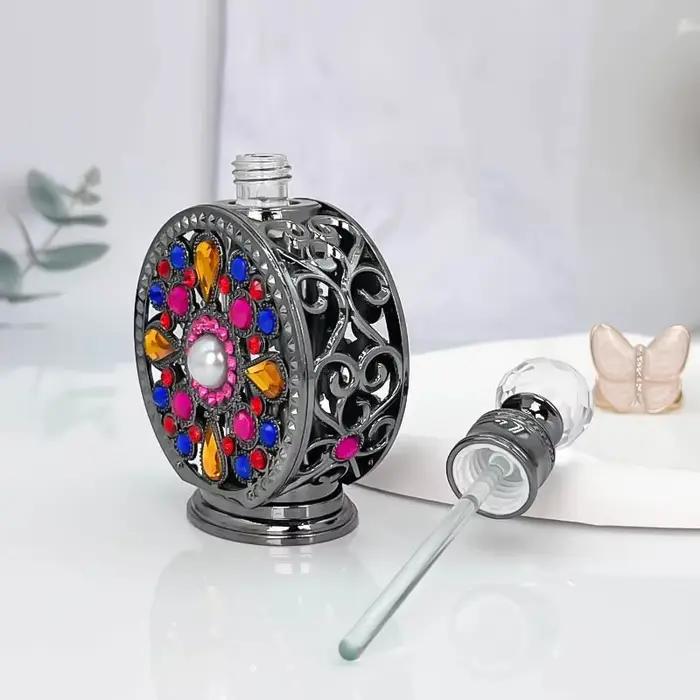 Bouteille de parfum vide en métal de 12ML