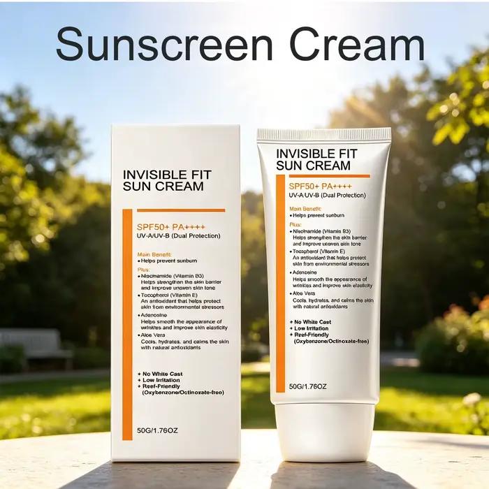 Crème solaire SPF50 à la niacinamide hydratante