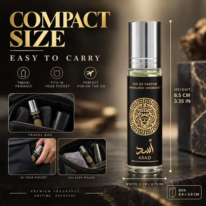 Huile parfumée roll-on pour hommes, parfum chaud, ambré, boisé et gourmand, sans alcool, longue tenue, parfum de voyage portable, cadeau