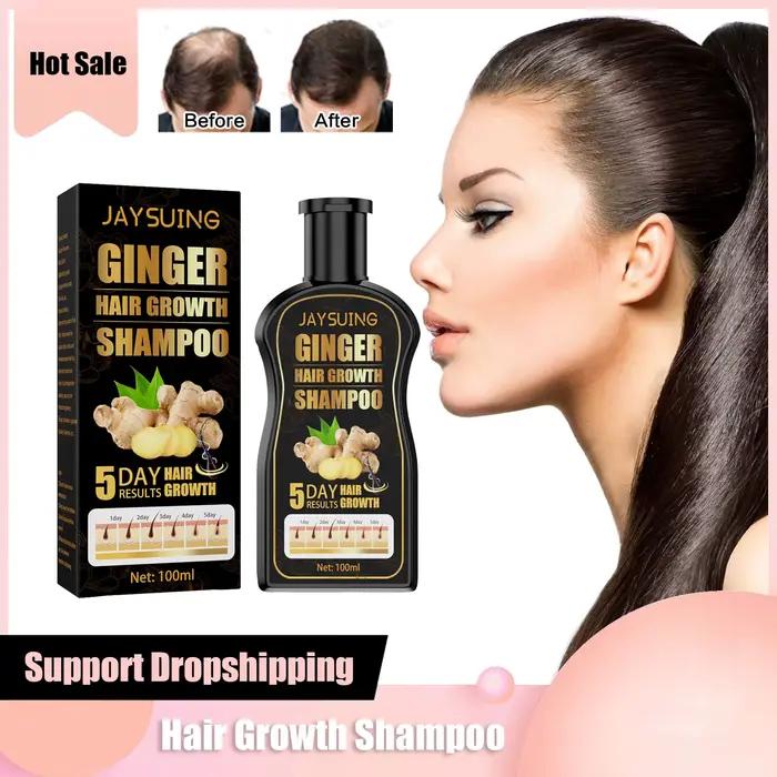 Shampoing de repousse au gingembre
