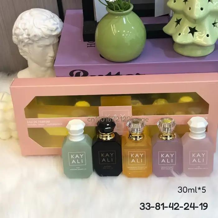 Ensemble de parfums KAYALI 30ml*5 Eau de Parfum Collection Longue Durée Doux Fruité Floral Vanille Gourmand Cadeau de Luxe Vanille Musc