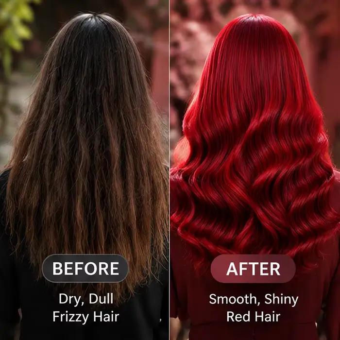 Shampoo colorant capillaire Bourgogne 4 en 1