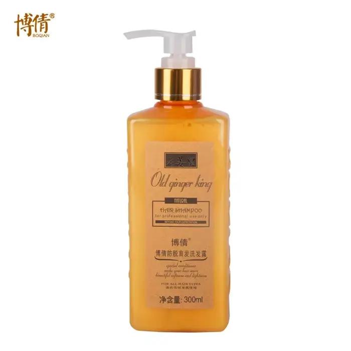 Shampoing et revitalisant au gingembre véritable, shampoing de soin capillaire pour la croissance des cheveux, Anti-chute rapide et Dense, 300ml