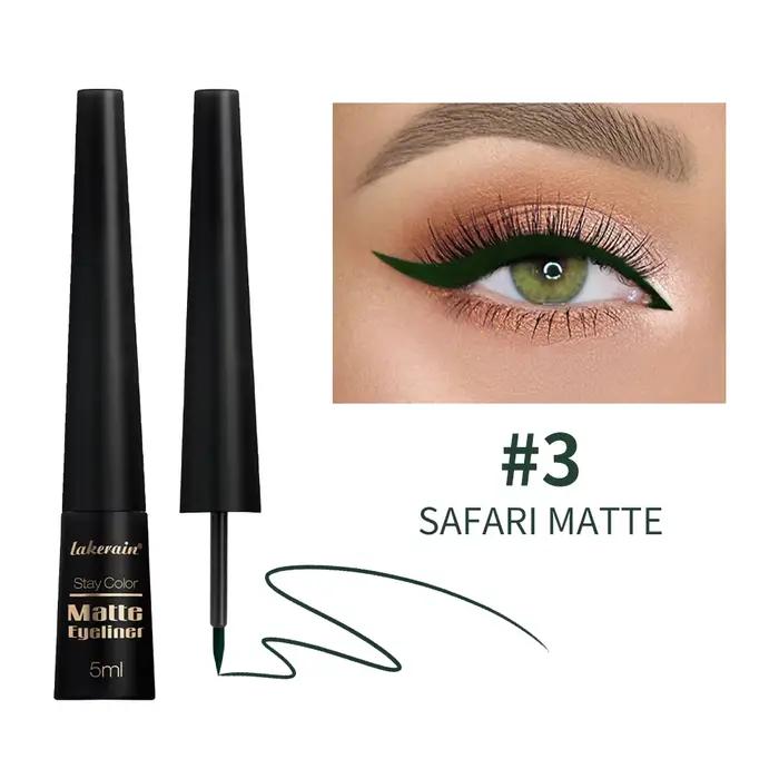 Eyeliner liquide mat Eyeliner mat Eyeliner liquide imperméable et résistant à la sueur sans taches E
