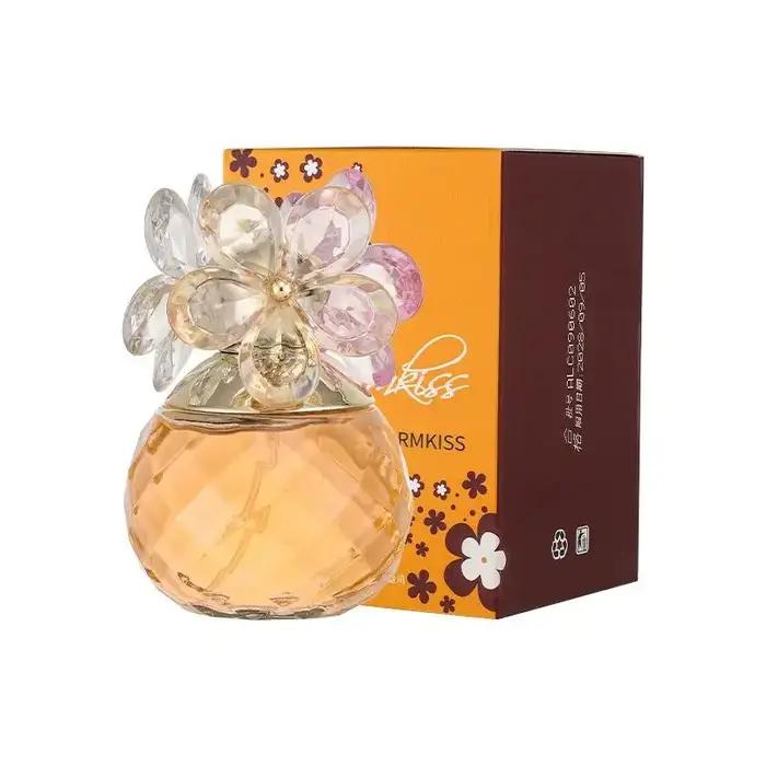 Parfum pour femme 60ml avec capuchon fleur en cristal