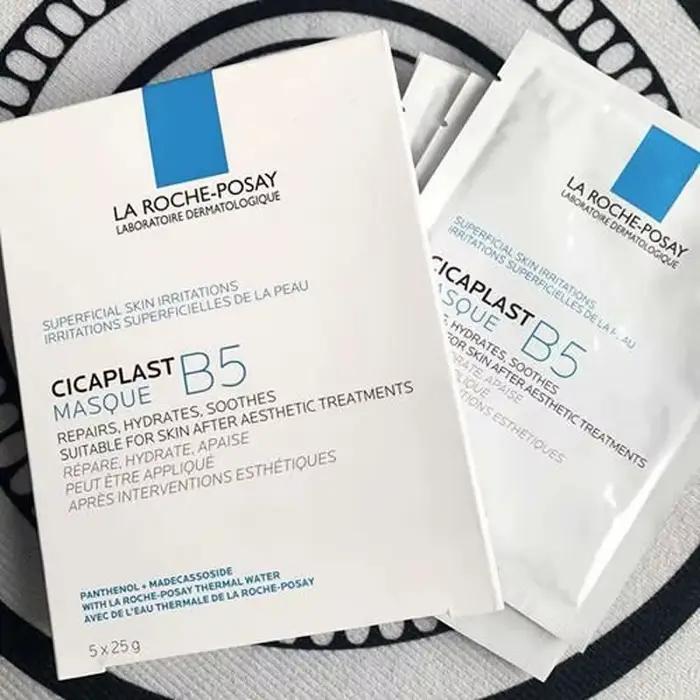 La Roche-Posay Cicaplast B5 Masque Réparateur Multi-Action Hydratation Intense Apaisant Réparation de la Barrière Cutanée Pour Peaux Sensibles Post-Soins