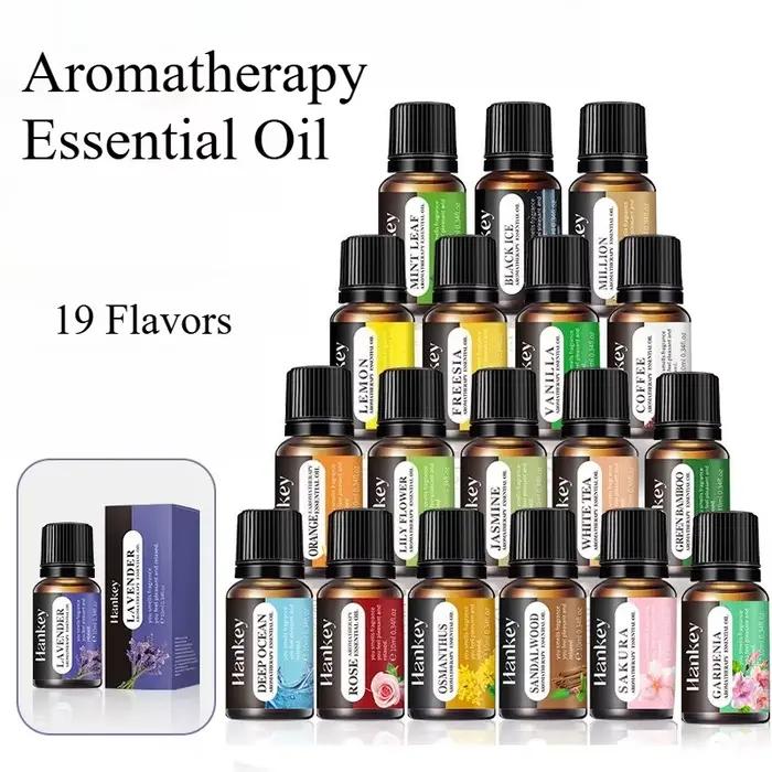 Huiles essentielles pour diffuseur d'arômes, humidificateur d'air, soluble dans l'eau, Orange, lavande, désodorisant, parfum, 20 saveurs, 10ml
