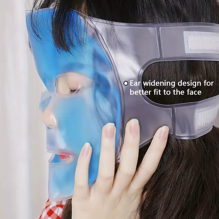 Masque pour les yeux froid, sac de glace pour réduire le visage gonflé, les cernes, les perles de Gel, paquet de compresse froide à chaleur chaude, SPA pour le visage pour femmes dormant