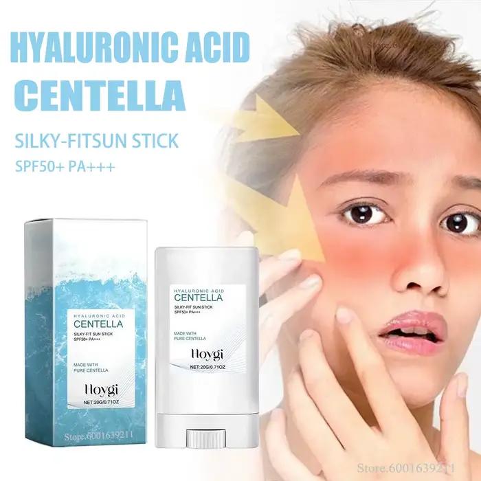 Stick solaire SPF46 – Acide hyaluronique hydratant, nourrissant et réparateur UV pour l'extérieur