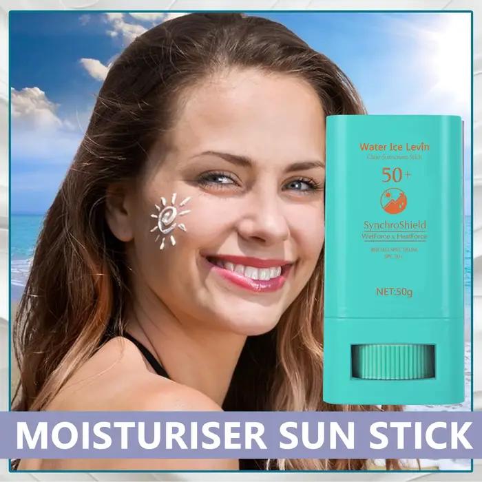 Bâton Solaire SPF 50+ à Large Spectre à l'Aloe Vera et à l'Huile de Jojoba - Protection UV Naturelle pour Visage et