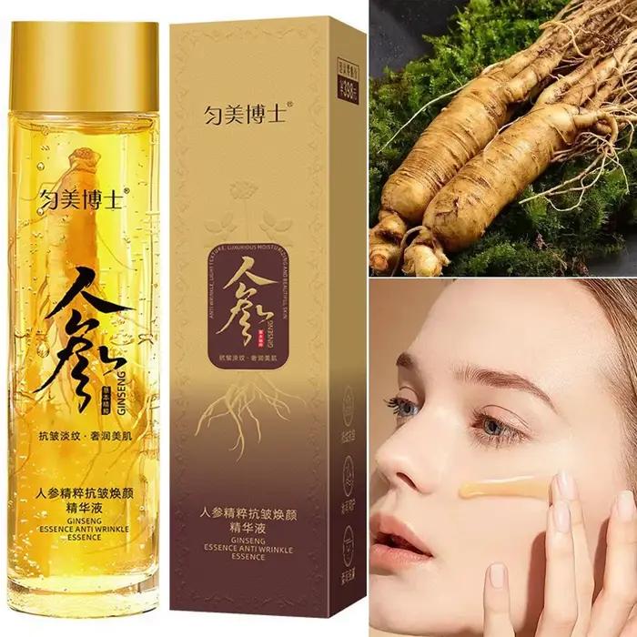 Liquide à l'extrait de ginseng rouge coréen, sérum anti-déformable, huile anti-âge, hydratant, gastr